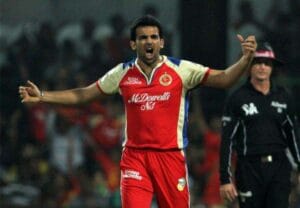 Zaheer Khan RCB vs CSK IPL 2013