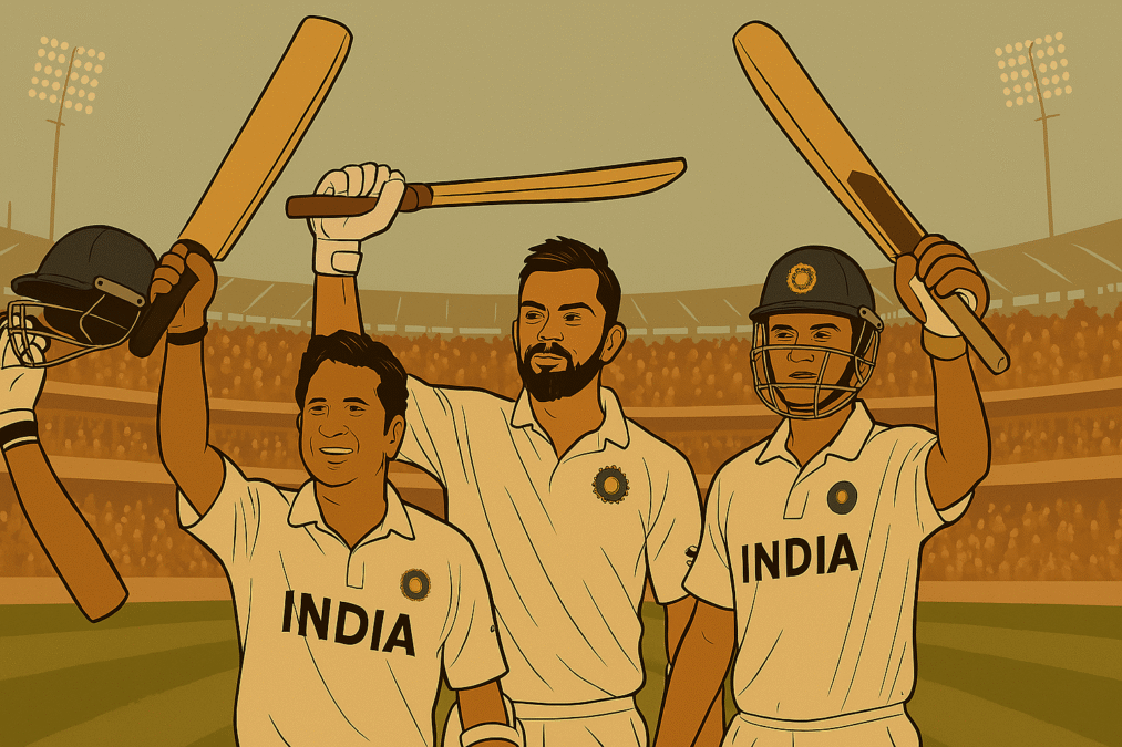 Most Test Centuries Against England by Indian Batters