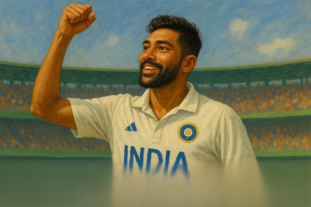 MD Siraj Became Fourth Indian To Take Fifer In Tests At Edgbaston